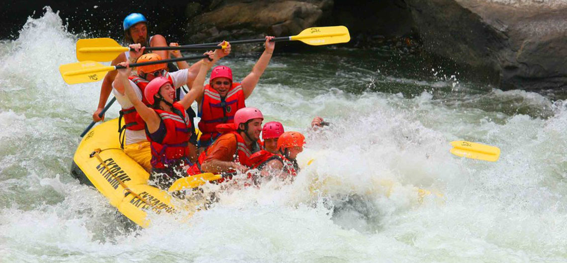 White water rafting in Kitulgala Sri Lanka